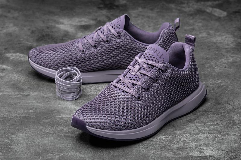 Lavender Nobull Lavender Mesh Runner Women's Running Shoes | CA L1721I